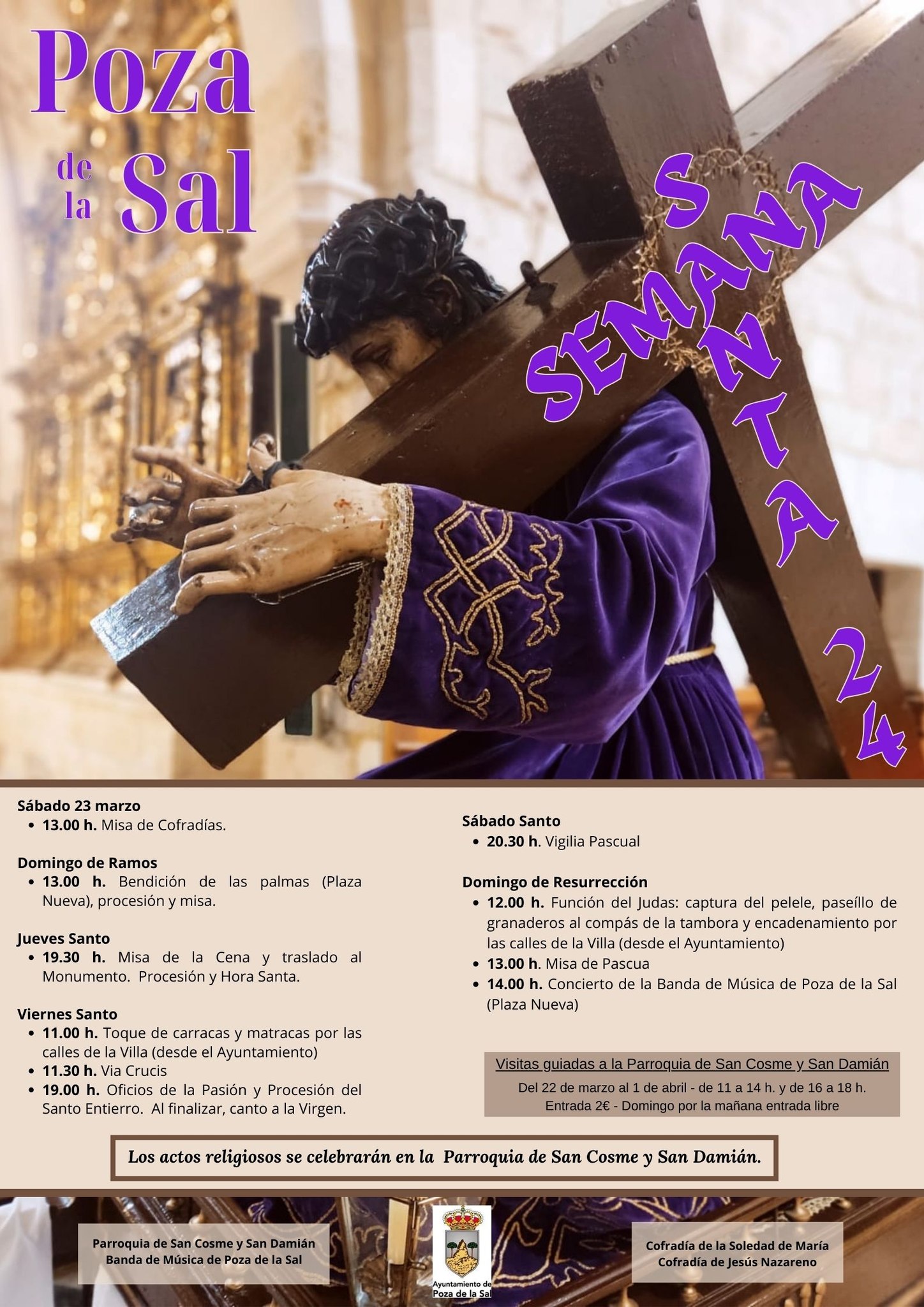 Semana Santa en Poza de la Sal 2024 Poza de la Sal